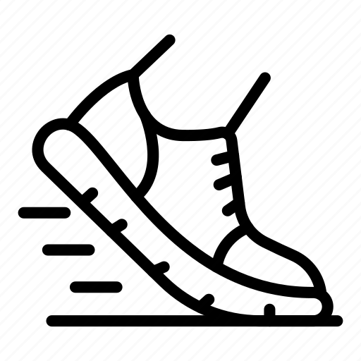 Athletic, clothing, foot, shoe, sneaker, sport, walking icon - Download on Iconfinder