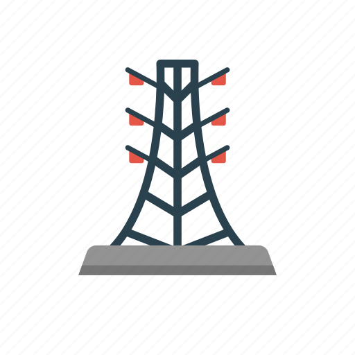 Construction, electric, electricity, pole, tower icon - Download on Iconfinder