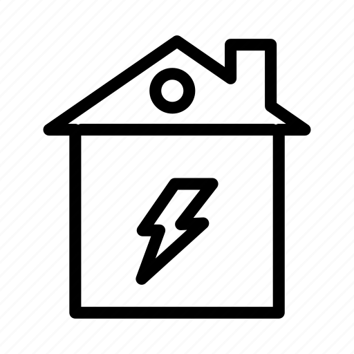 Construction, energy, home, house, power icon - Download on Iconfinder