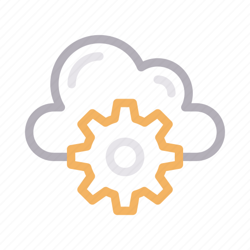Cloud, cogwheel, configure, gear, setting icon - Download on Iconfinder