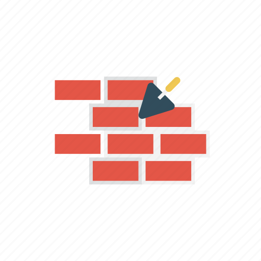 Building, construction, masonry, trowel, wall icon - Download on Iconfinder