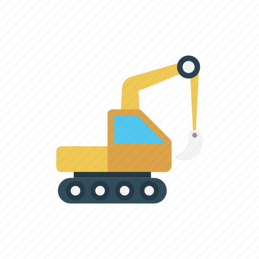 Building, construction, crane, industrial, vehicle icon - Download on Iconfinder