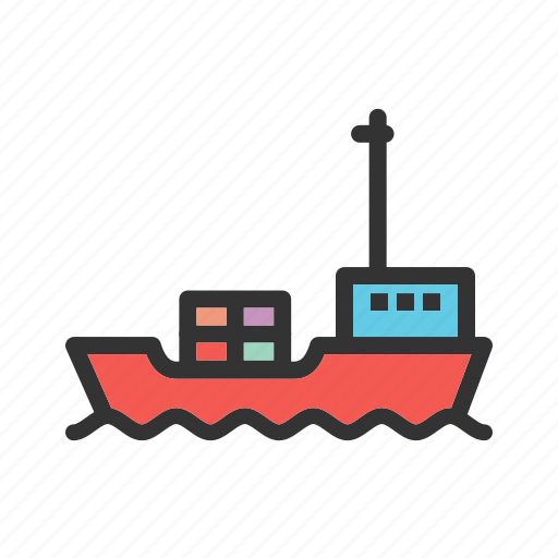 Cargo, container, freight, logistics, port, ship, shipping icon - Download on Iconfinder