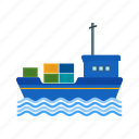 cargo, container, freight, logistics, port, ship, shipping