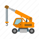construction, crane, equipment, industry, lift, transportation, truck
