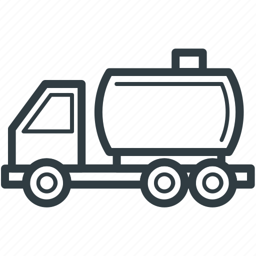 Freight, fuel truck, gas tanker, industrial wheeler, shipping icon - Download on Iconfinder