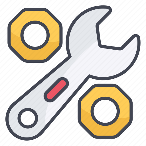 Wrench, construction, service, gear, technology icon - Download on Iconfinder