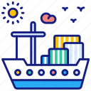 cargo, boat, carrier, freight, ship, shipping, transportation