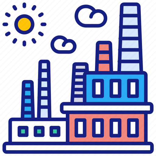 Power, station, building, factory, industrial, plant icon - Download on Iconfinder