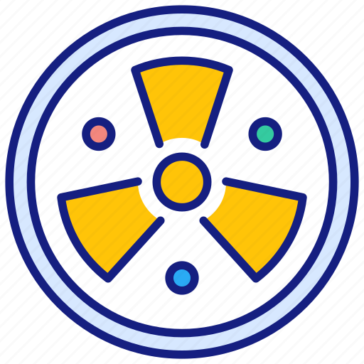 Radioactive, caution, danger, nuclear, pollution, power, radiation icon - Download on Iconfinder