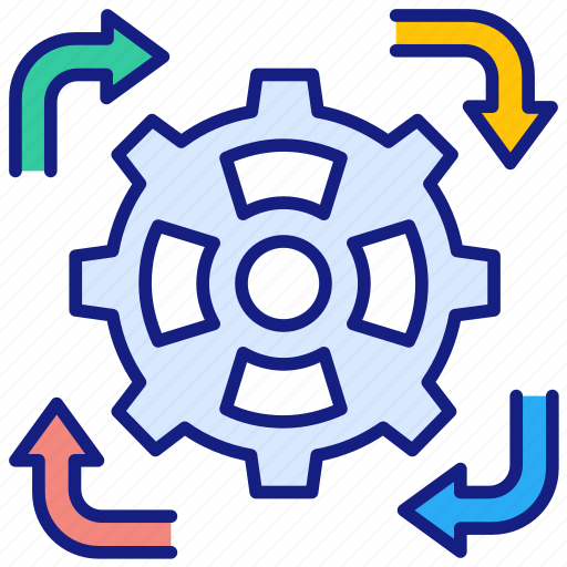 Reuse, gear, recycle, recycling, trash, conservation, pollution icon - Download on Iconfinder