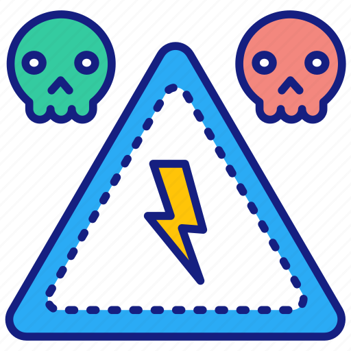 Voltage, warning, danger, high, electricity icon - Download on Iconfinder