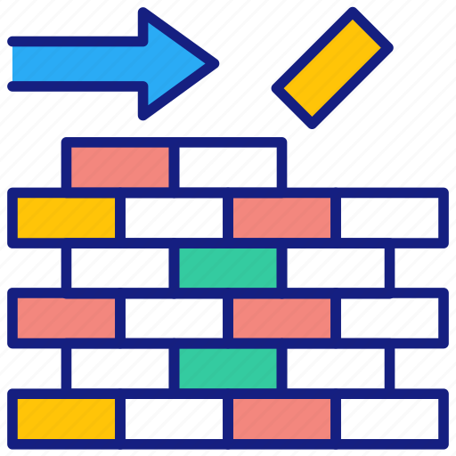 Masonry, architecture, block, brick, build, cement, wall icon - Download on Iconfinder