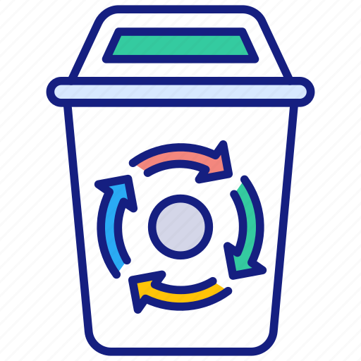 Waste, reduction, bin, garbage, recycle, recycling, trash icon - Download on Iconfinder