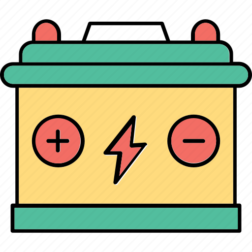Battery, car, voltage, warning, danger, high, electricity icon - Download on Iconfinder