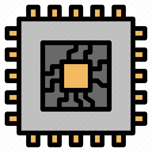 Chip, hardware, microchip icon - Download on Iconfinder