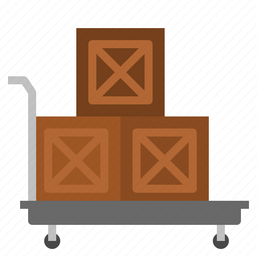 Box, cart, groceries, industry icon - Download on Iconfinder