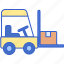 forklift, logsitic, vehicle 