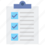 checklist, document, to-do 