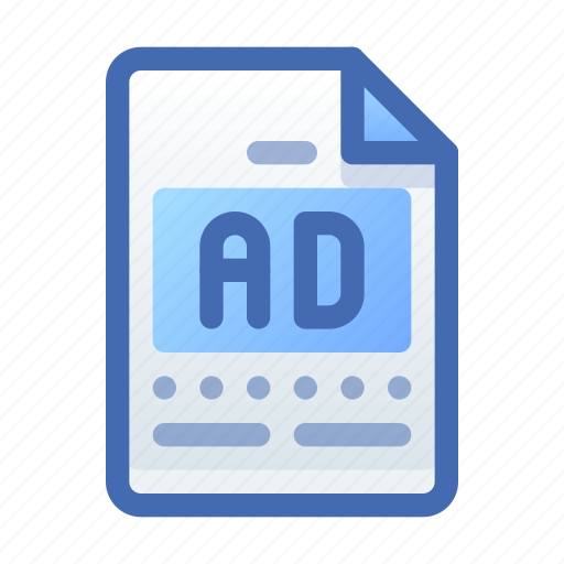 Ad, advertisement, document, file icon - Download on Iconfinder