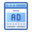 ad, advertisement, browser, website 