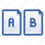 ab, testing, document, file 