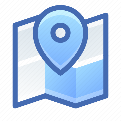 Map, pin, location, coordinate, gps icon - Download on Iconfinder