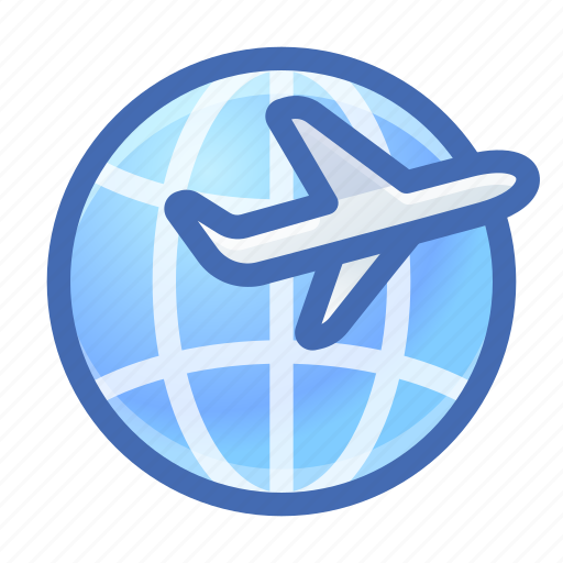 Global, tourism, travel, flight icon - Download on Iconfinder