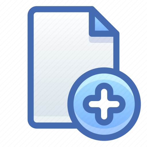 File, document, add, new icon - Download on Iconfinder