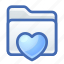 folder, favorite, heart 