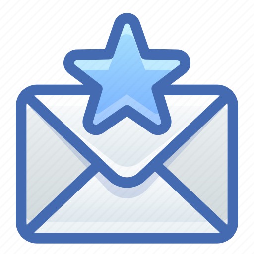 Email, mail, favorite, star icon - Download on Iconfinder