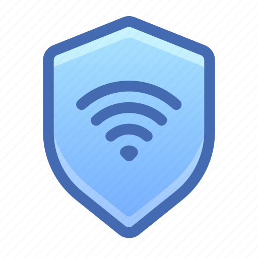 Shield, protection, wifi, internet icon - Download on Iconfinder