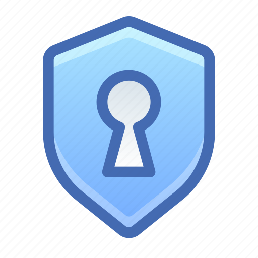 Shield, protection, privacy, secret, keyhole icon - Download on Iconfinder