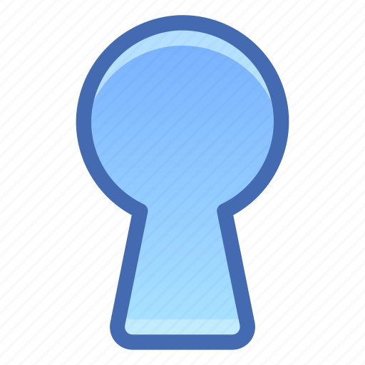 Privacy, secret, keyhole icon - Download on Iconfinder