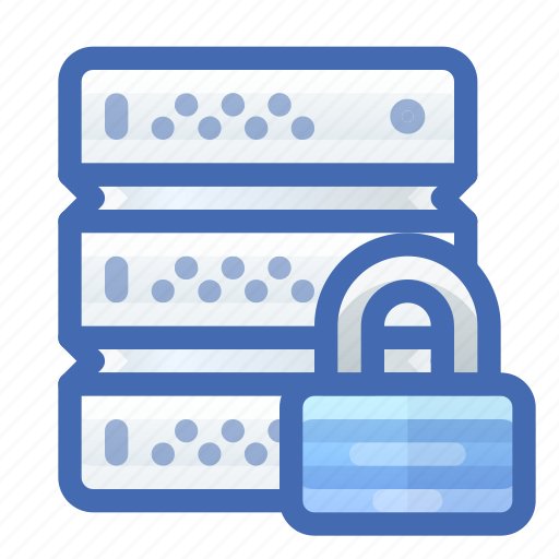 Server, lock, safe, encrypted, protected icon - Download on Iconfinder