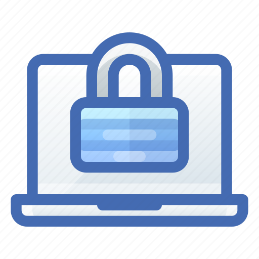 Laptop, lock, encrypted, safe icon - Download on Iconfinder