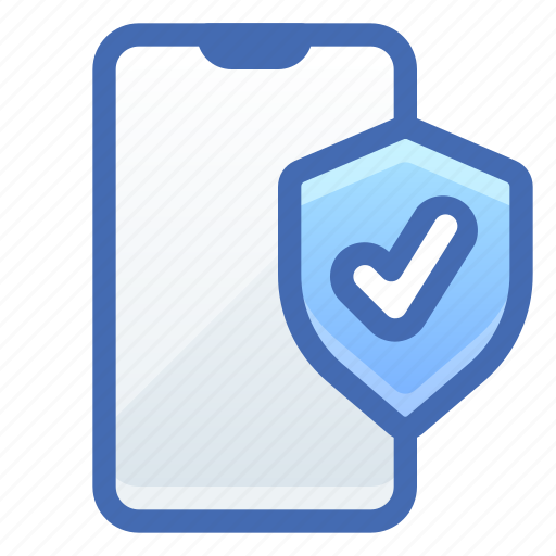 Mobile, smartphone, shield, security icon - Download on Iconfinder