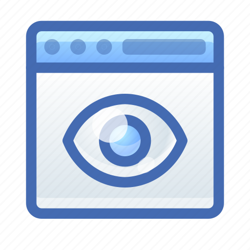 Browser, privacy, eye, spy, track, web icon - Download on Iconfinder