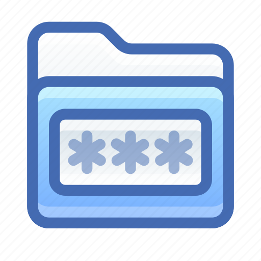 Folder, password, locked, safe, private icon - Download on Iconfinder