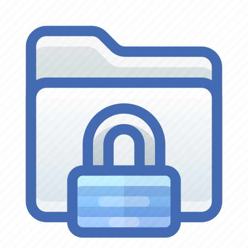 Folder, lock, encrypted, secure icon - Download on Iconfinder