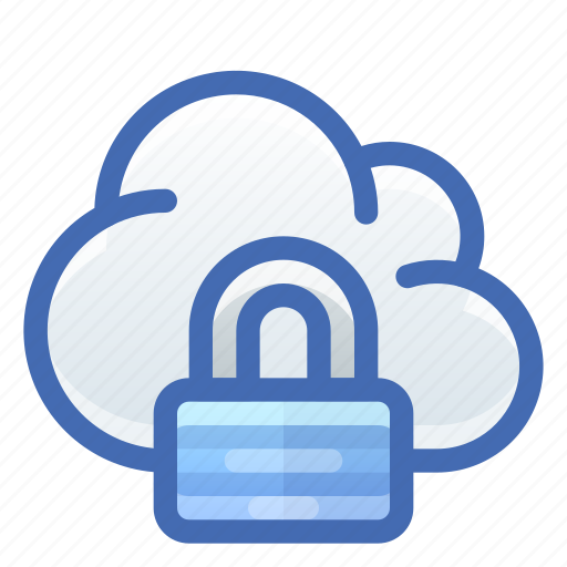 Cloud, lock, encrypted, secure icon - Download on Iconfinder
