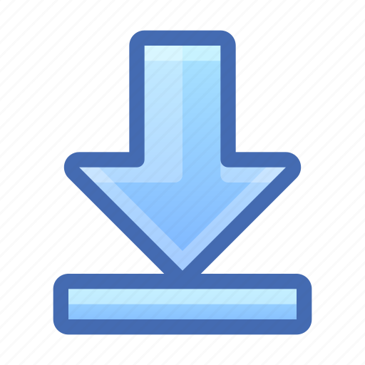 Arrow, down, bottom, end icon - Download on Iconfinder