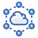 cloud, network, connection, internet