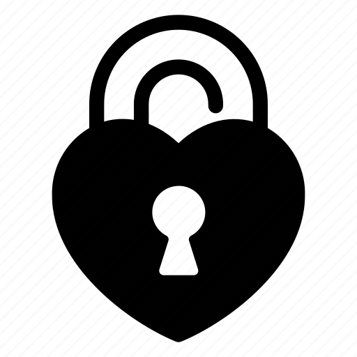 Heart, lock, private icon - Download on Iconfinder