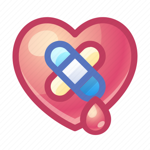 Love, pain, break, patch icon - Download on Iconfinder