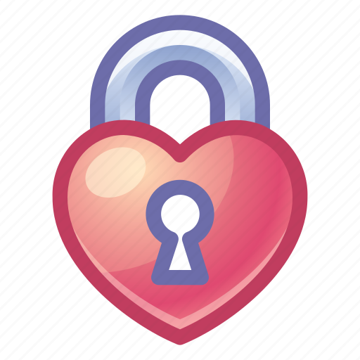 Heart, lock, private icon - Download on Iconfinder