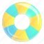 beach, inflatable, ring, striped, summer, water 