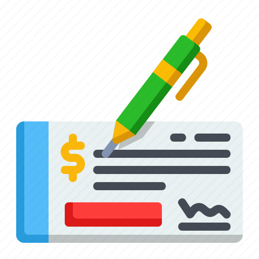 Cheque, bank, check, book, payment, banking, dollar icon - Download on Iconfinder
