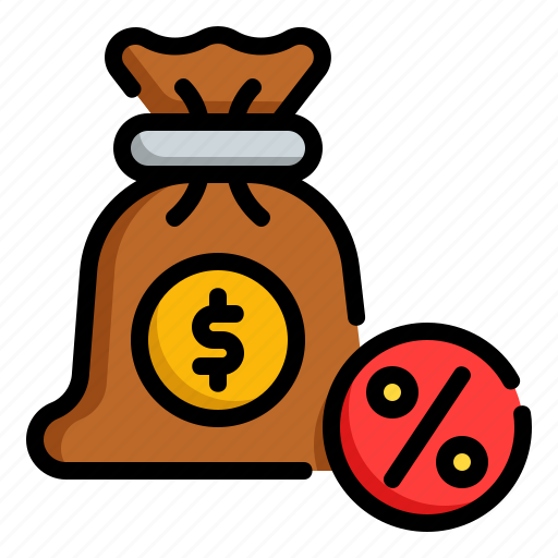 Interest, rate, profit, up, income, investment, cash icon - Download on Iconfinder