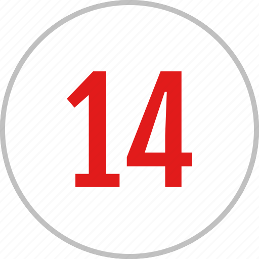 Clean, dashboard, fourteen, number, ui icon - Download on Iconfinder